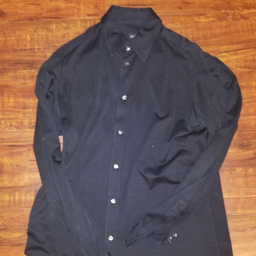 Hugo boss black casual dress shirt